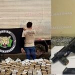 PMAM detém suspeito e encontra porções de maconha durante ação em Manicoré