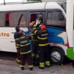 Acidente envolvendo veículo da Água de Manaus é registrado na Bola das Letras, zona Oeste