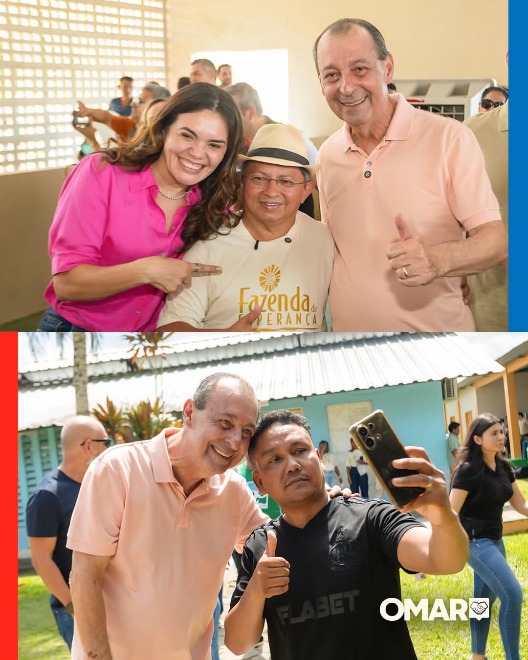 PRÉ CANDIDATO FAZ VISITA A FAZENDA DA ESPERANÇA