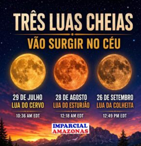 AS TRES LUAS QUE ILUMINARÃO O CÉU
